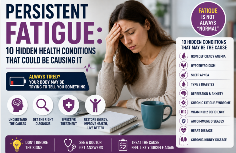 Persistent Fatigue: 10 Hidden Health Conditions That Could Be Causing It